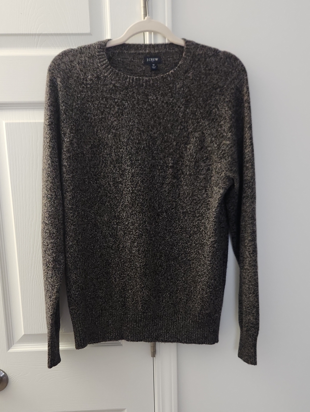 Mens Brown Heathered Sweater
